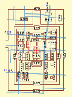 承香殿の歴史　古地図