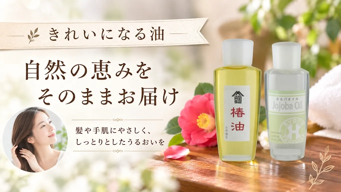 自然の恵みをそのままお届け 髪や手肌にやさしく、しっとりとしたうるおいを